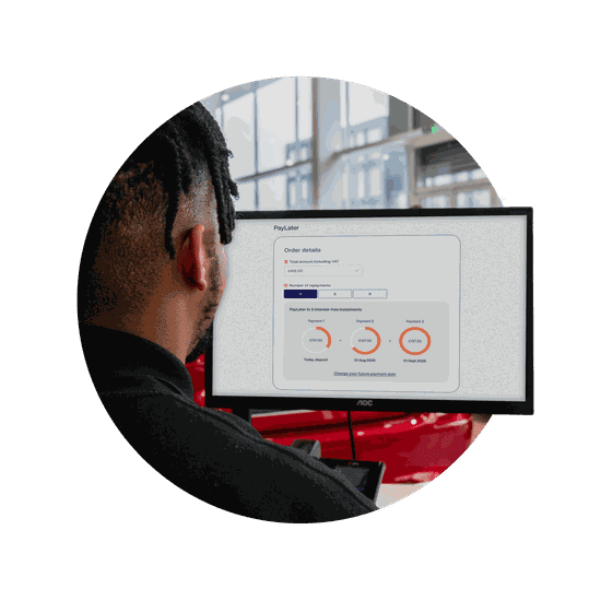 Advisor processing payment