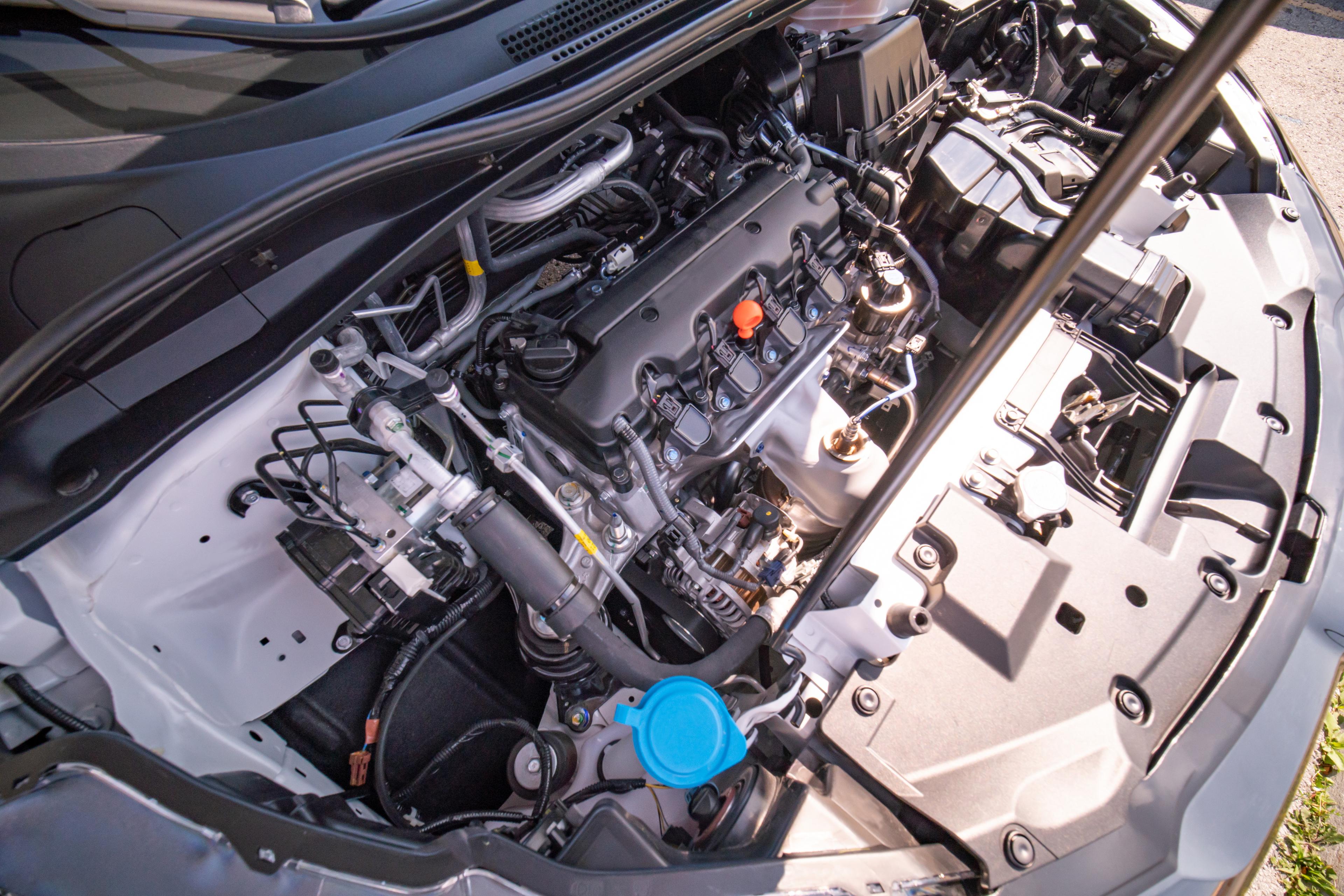 Inside a car's engine