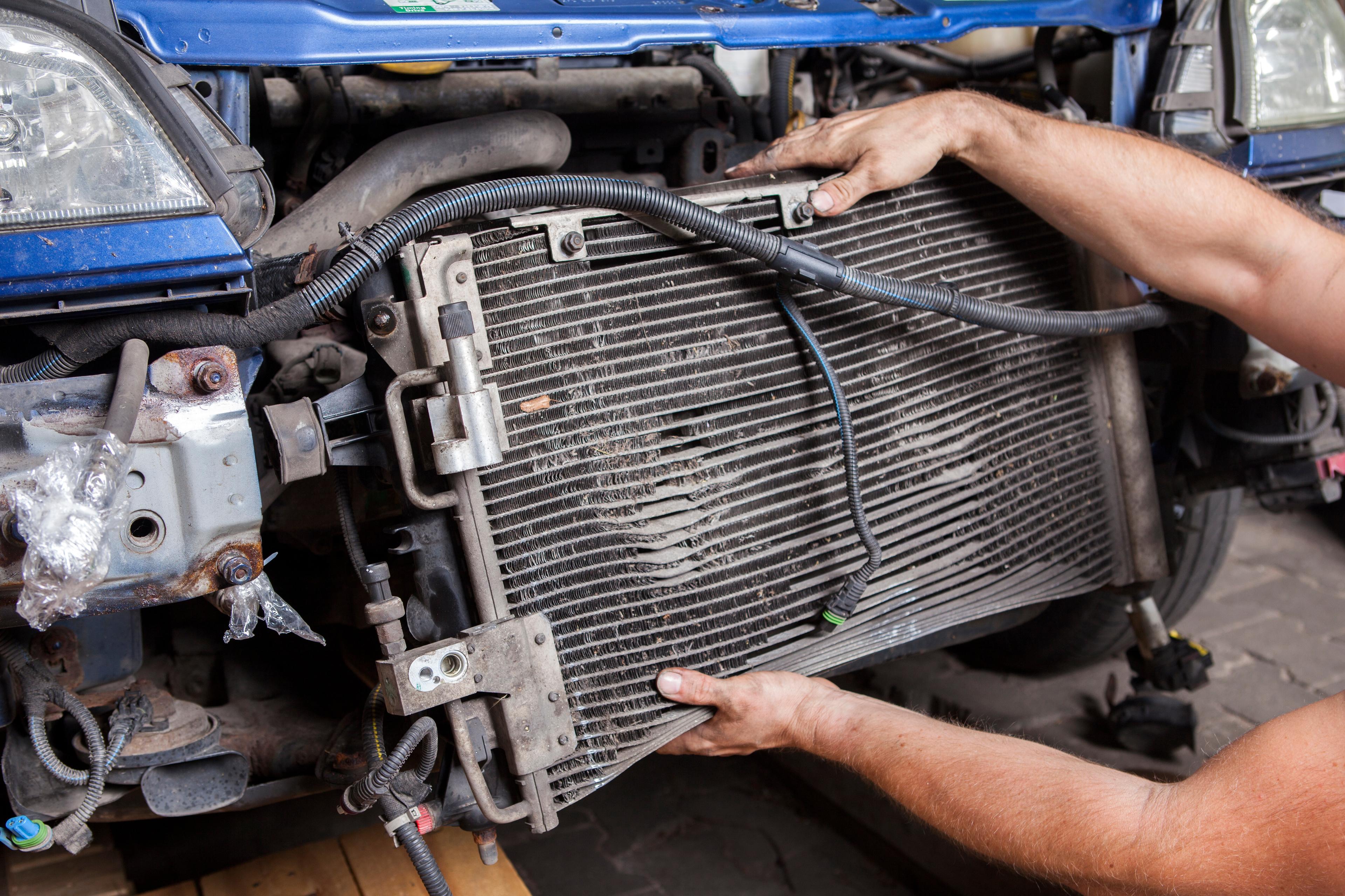 Replacing a car radiator