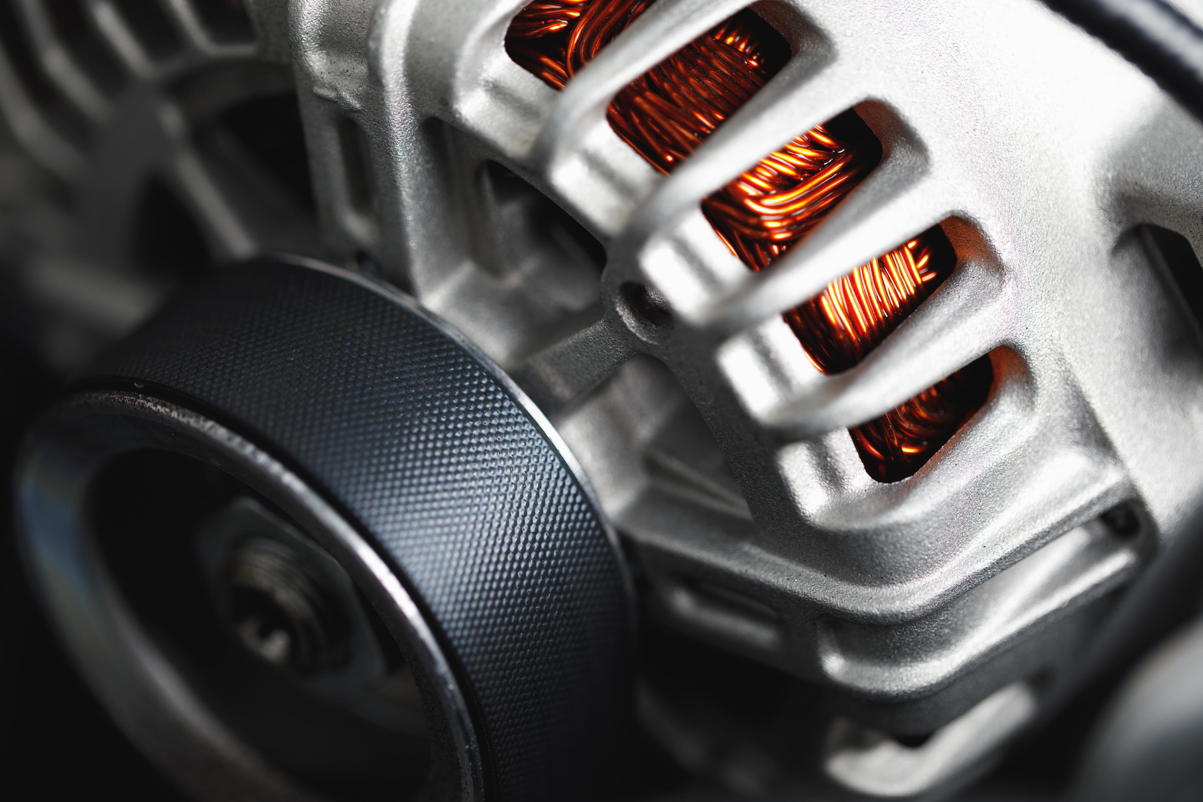 Alternator close up