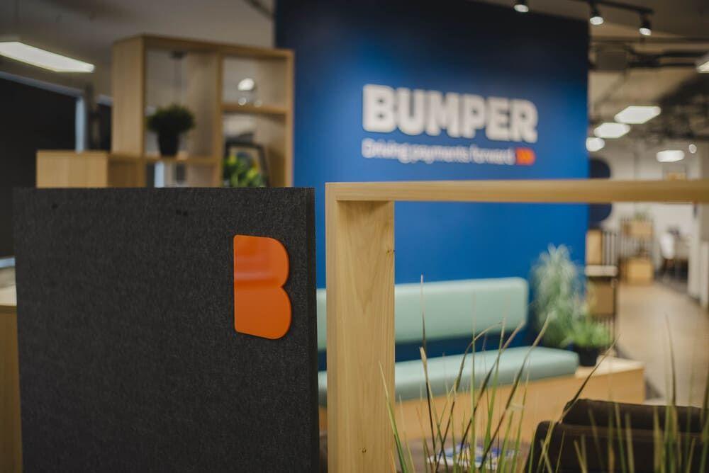 Bumper signage in office