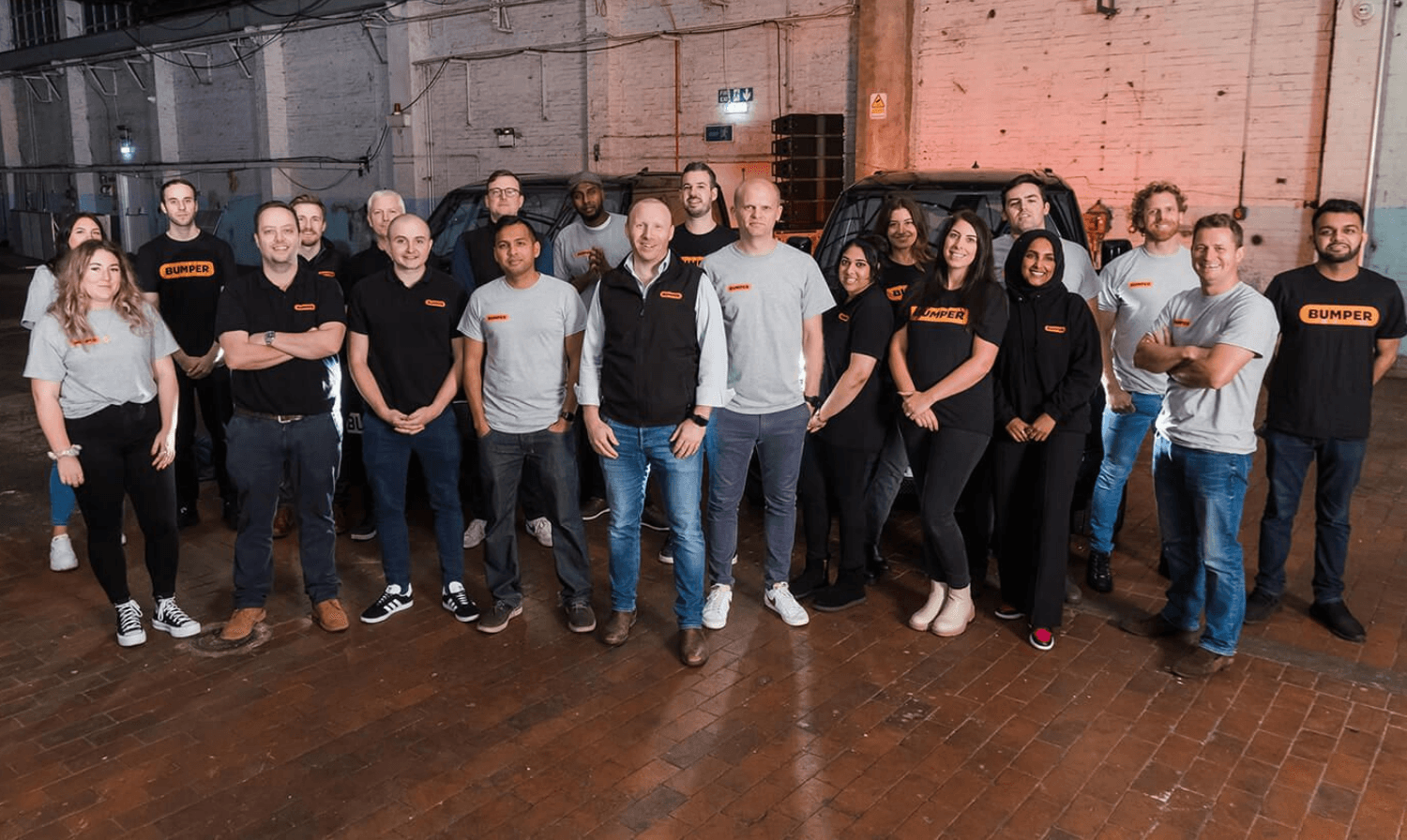 Team Bumper at the launch event