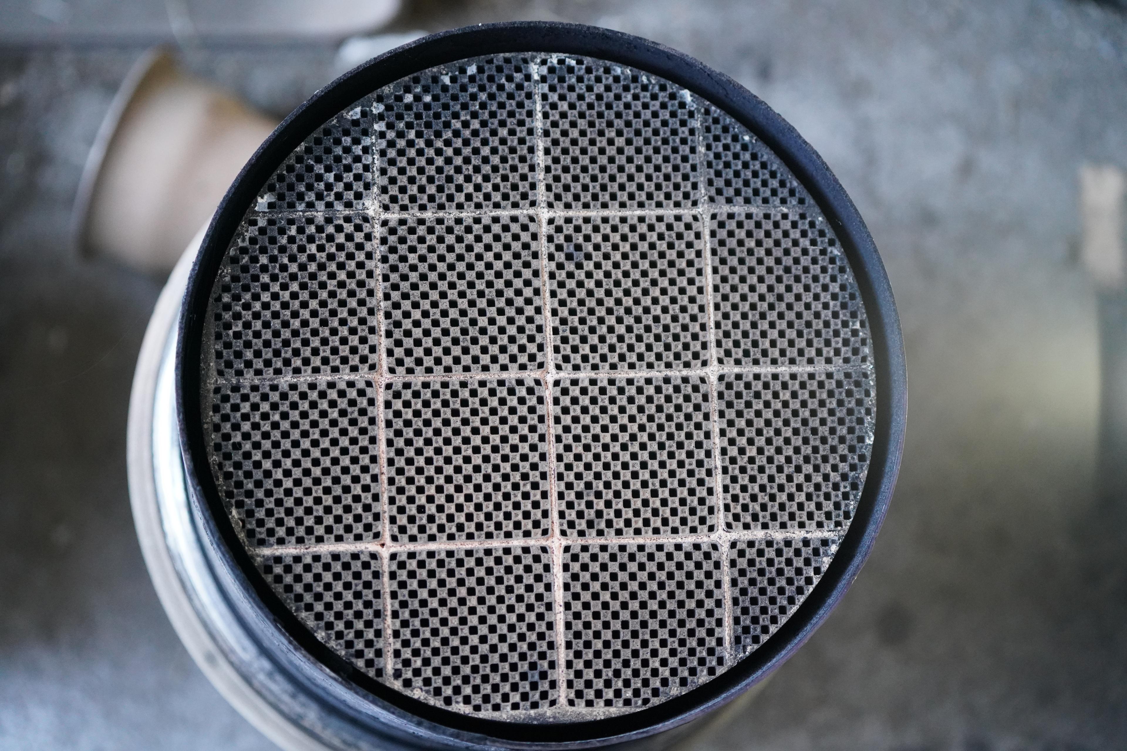 Cleaned DPF