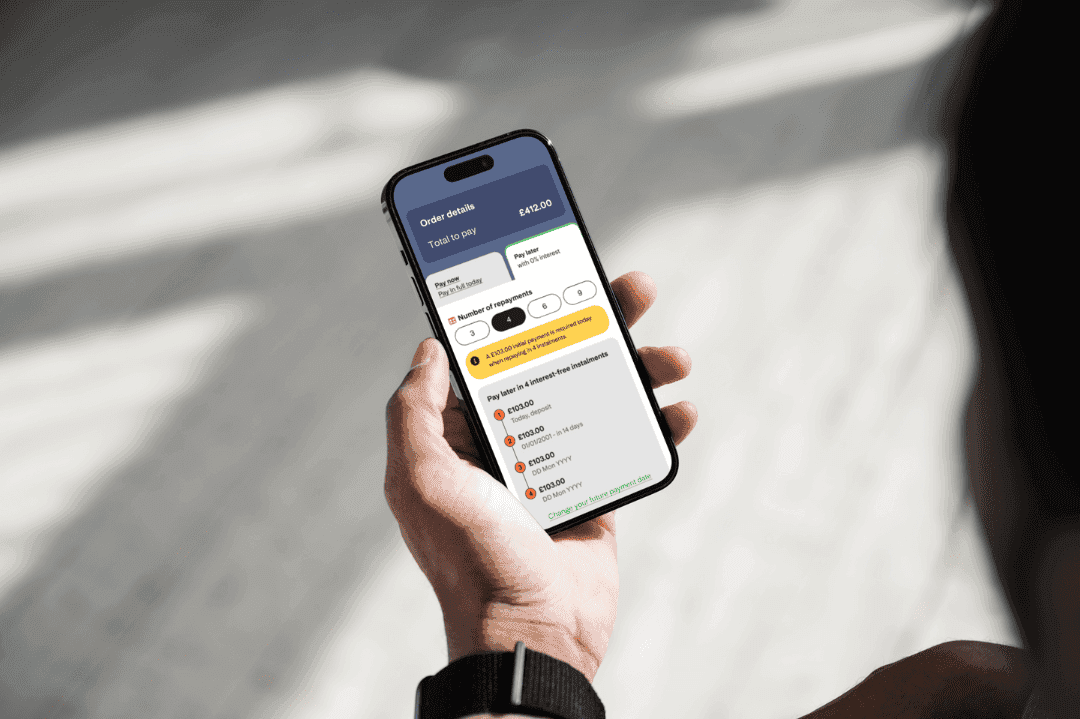 Bumper displayed on mobile