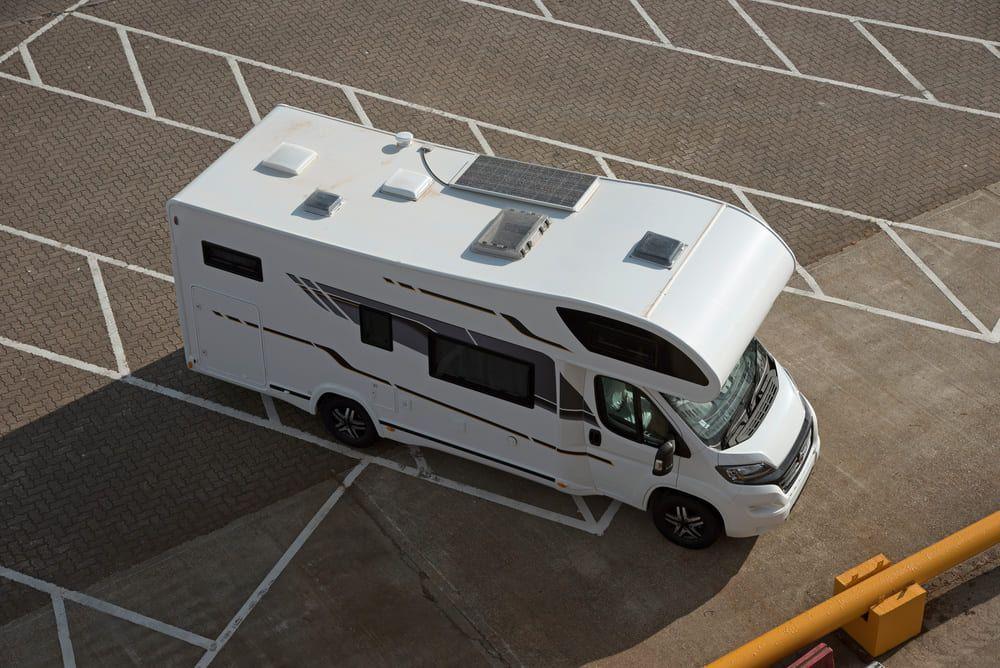 Camper van parked up