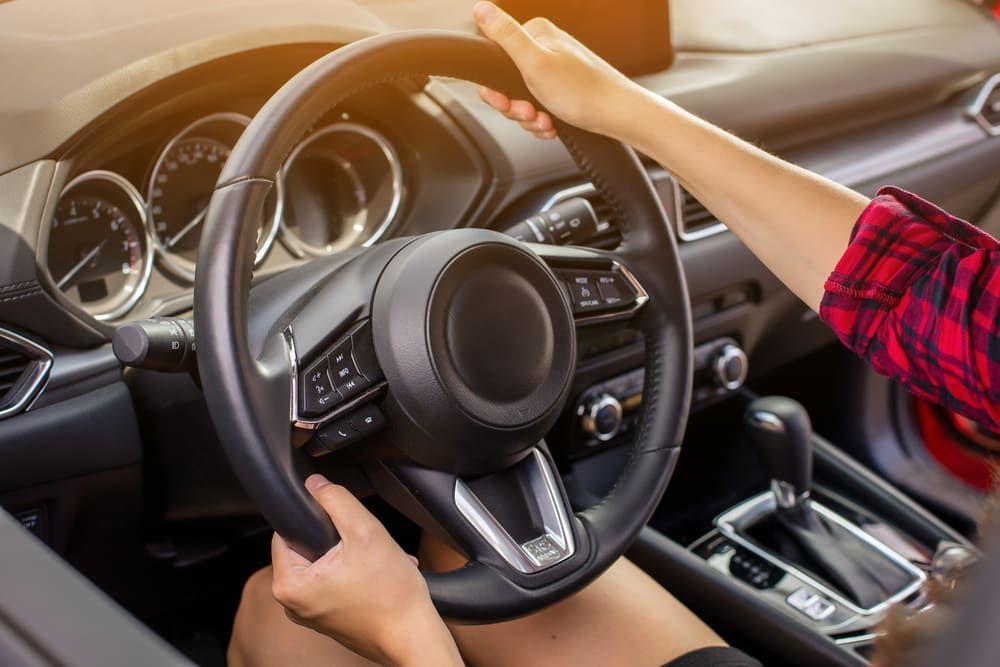 Driver using power steering