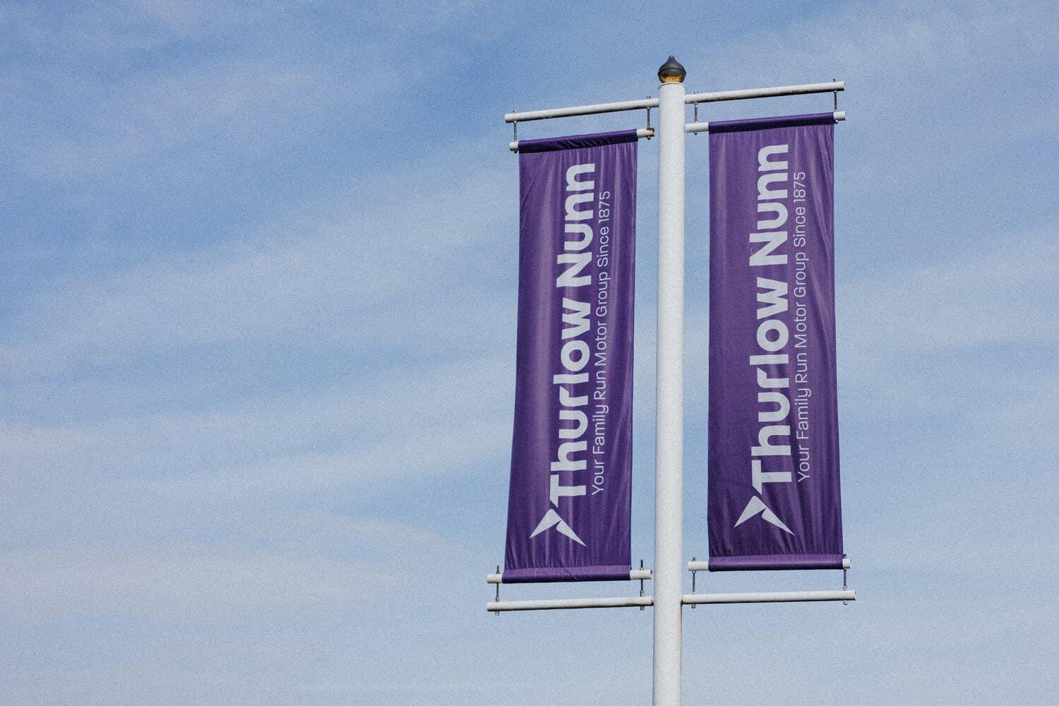 Thurlow Nunn banners outside their dealership